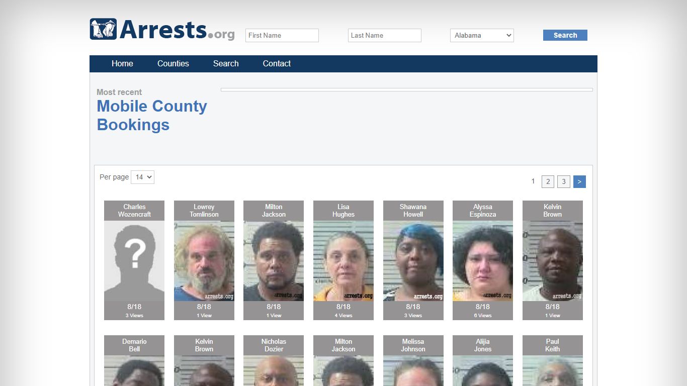 Mobile County Arrests and Inmate Search